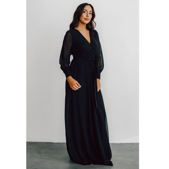 NWT Baltic Born Lydia Maxi Dress Black XL - Picture 3 of 11